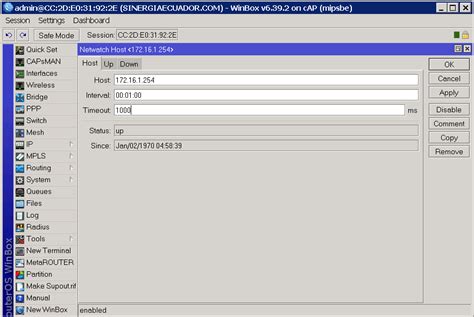 mikrotik ping script|Manual:Tools/Ping .